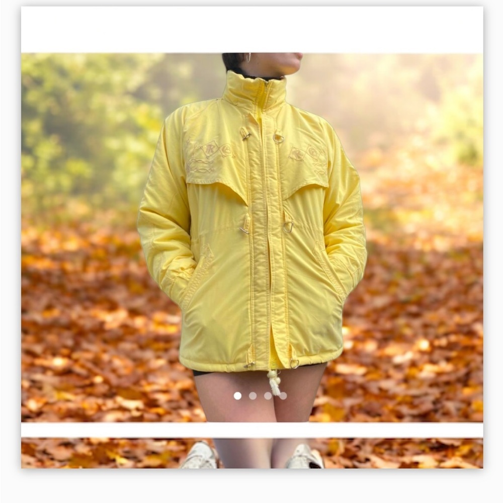 Vintage Far West Embroidered Yellow Fall/Winter Jacket
Funnel neck- -Sz M -EUC☀️ - Picture 7 of 16